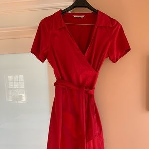 Marina Rinaldi cotton wrap dress